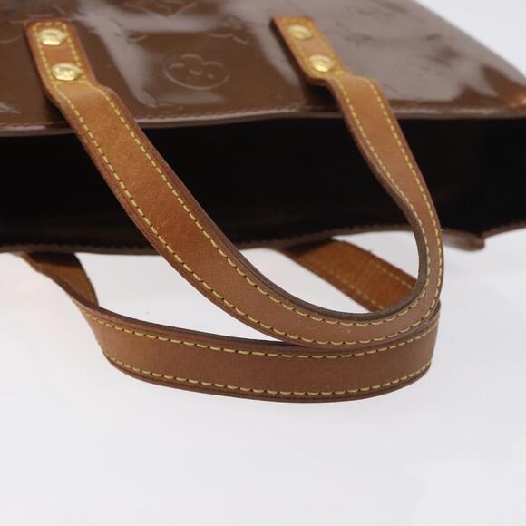 LOUIS VUITTON Monogram Vernis Reade PM Hand Bag Bronze M91146 - Picture 7 of 12